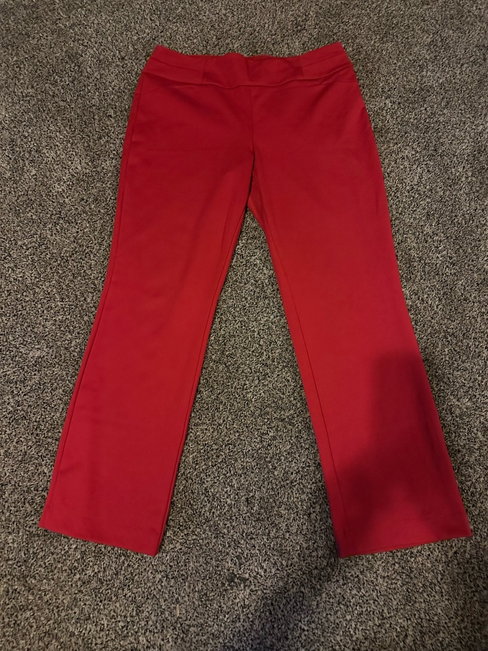 New York & Company Red Straight Leg Pants
